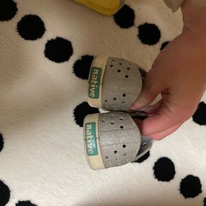 Native Girls Sparkly shoe size 10